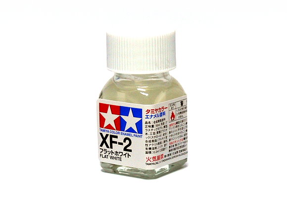 Tam80302 - Tamiya XF-2 Flat White Enamel Paint (10ml)