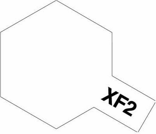 Tam80302 - Tamiya XF-2 Flat White Enamel Paint (10ml) - Image 2