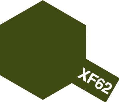 Tam80362 - Tamiya XF-62 Olive Drab Enamel Paint (10ml) - Image 2