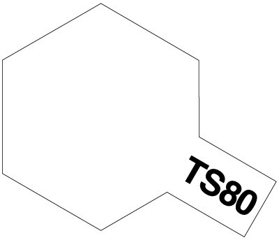Tam85080 - Tamiya Spray Paint TS-80 Flat Clear (For Hard Plastic) (100ml) - Image 2