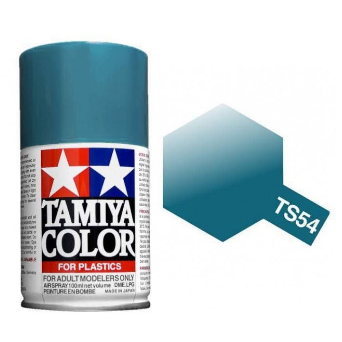 Tam85054 - Tamiya Spray Paint TS-54 Light Metallic Blue (For Hard Plastic) (100ml)