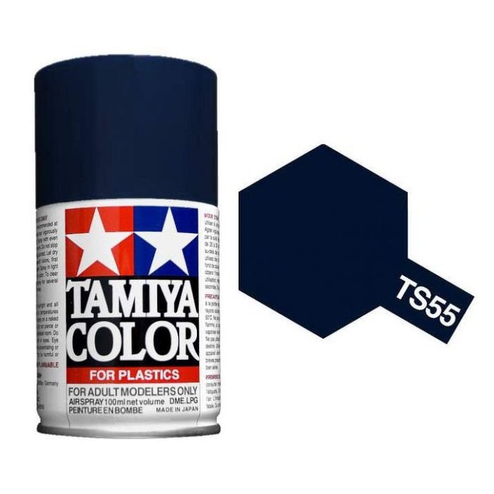 Tam85055 - TS-55 Dark Blue (For Hard Plastic) - Model Tech Hobbies