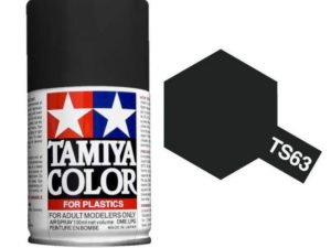 Tam85063 - Tamiya Spray Paint TS-63 NATO Black (For Hard Plastic) (100ml)