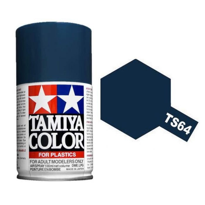 Tam85064 - Tamiya Spray Paint TS-64 Dark Mica Blue (For Hard Plastic) (100ml)