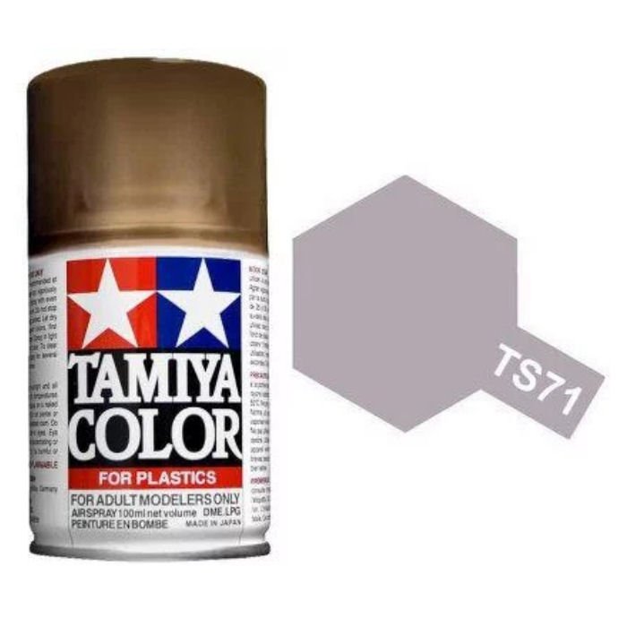 Tam85071 - Tamiya Spray Paint TS-71 Smoke (For Hard Plastic) (100ml)