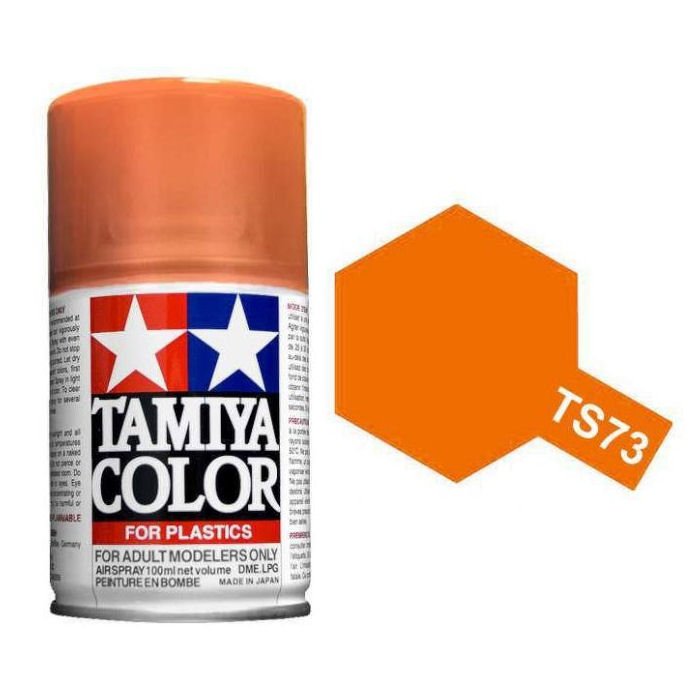 Tam85073 - Tamiya Spray Paint TS-73 Clear Orange (For Hard Plastic) (100ml)
