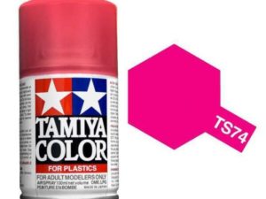Tam85074 - Tamiya Spray Paint TS-74 Clear Red (For Hard Plastic) (100ml)