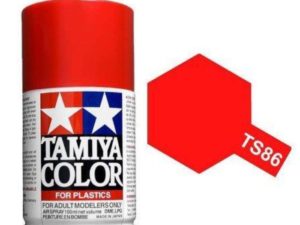 Tam85086 - Tamiya Spray Paint TS-86 Pure Red (For Hard Plastic) (100ml)