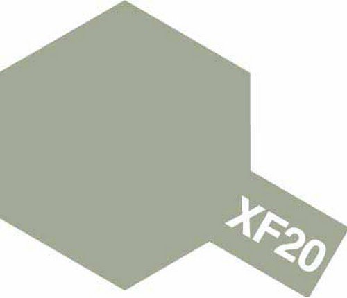 Tam80320 - Tamiya XF-20 Medium Grey Enamel Paint (10ml) - Image 2