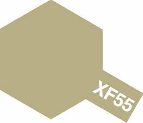 Tam80355 - Tamiya XF-55 Deck Tan Enamel Paint (10ml) - Image 2