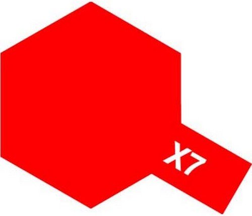 Tam81007 - Tamiya X-7 Red Acrylic Paint (23ml) - Image 2