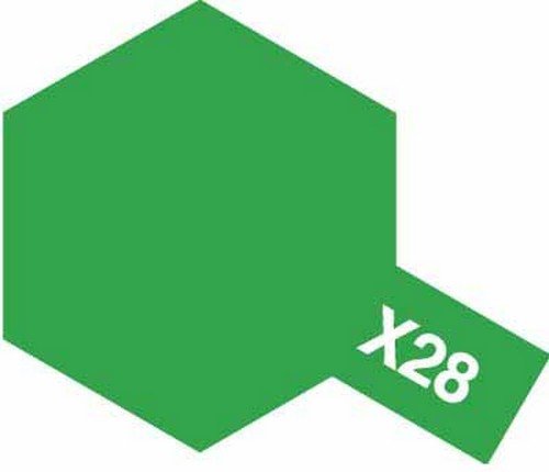 Tam81028 - Tamiya X-28 Park Green Acrylic Paint (23ml) - Image 2