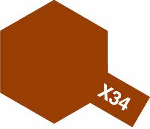 Tam81034 - Tamiya X-34 Metallic Brown Paint (23ml) - Image 2
