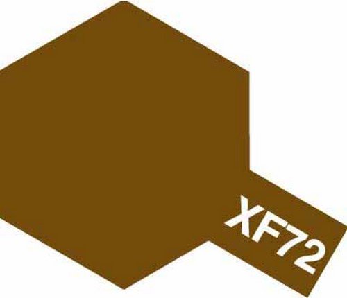 Tam81772 - Tamiya XF-72 JGSDF Brown Mini Acrylic Paint (10ml) - Image 2