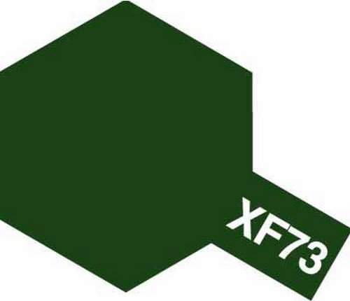 Tam81773 - Tamiya XF-73 JGSDF Dark Green Mini Acrylic Paint (10ml) - Image 2