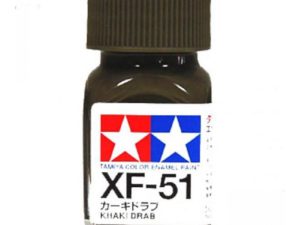 Tam80351 - Tamiya XF-51 Khaki Drab Enamel Paint (10ml)