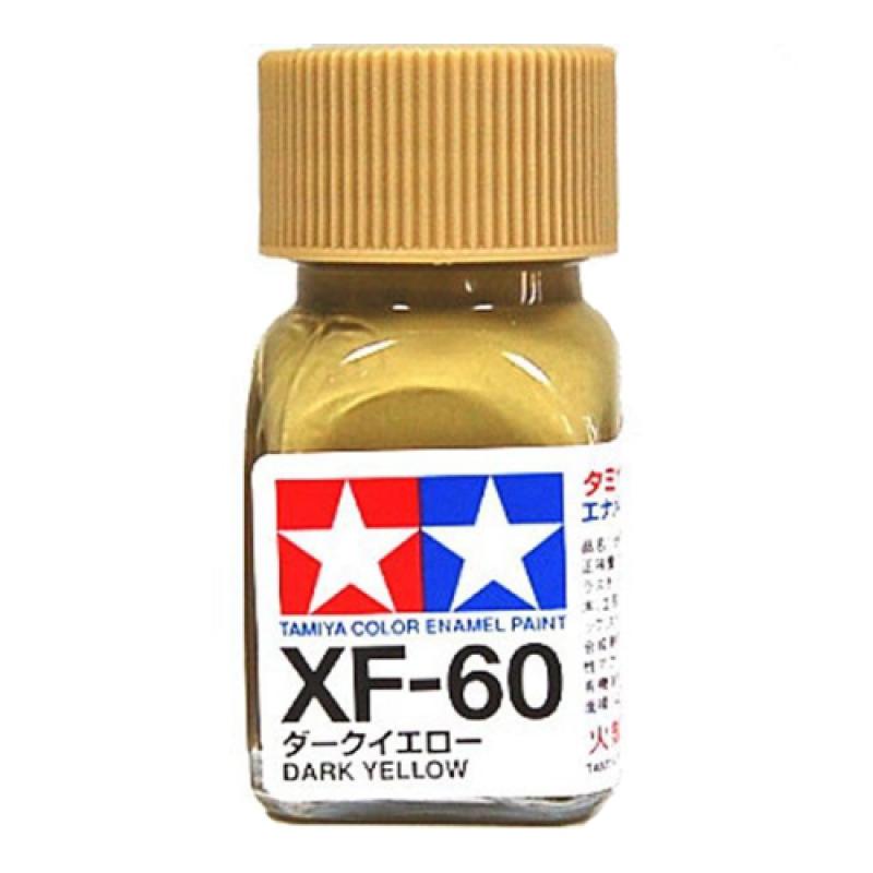 Tam80360 - Tamiya XF-60 Dark Yellow Enamel Paint (10ml)