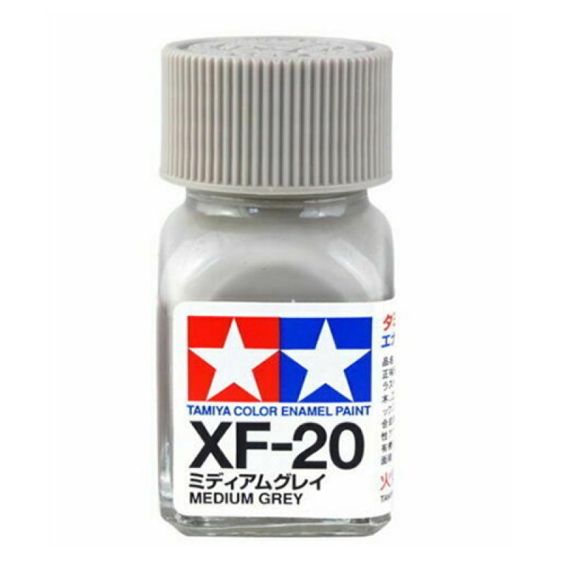 Tam80320 - Tamiya XF-20 Medium Grey Enamel Paint (10ml)
