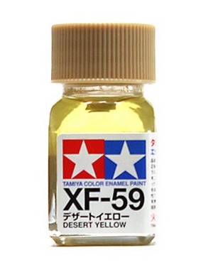 Tam80359 - Tamiya XF-59 Desert Yellow Enamel Paint (10ml)