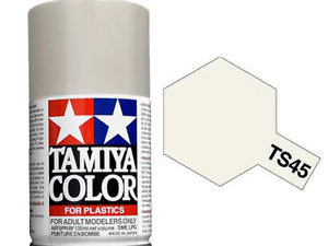 Tam85045 - Tamiya Spray Paint TS-45 Pearl White (For Hard Plastic) (100ml)