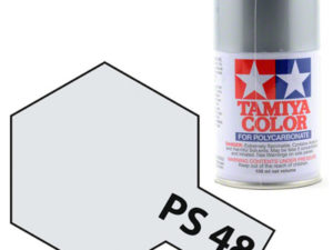 Tam86048 - Tamiya Spray Paint PS-48 Semi-Gloss Silver Anodized Aluminum (For Polycarbonate Bodies) (100ml)