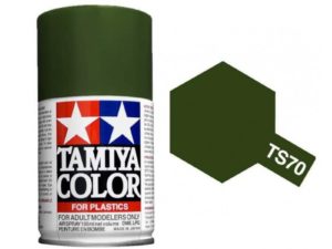 Tam85070 - Tamiya Spray Paint TS-70 Olive Drab "JGSDF" (For Hard Plastic) (100ml)