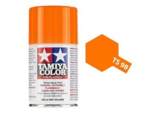Tam85098 - Tamiya Spray Paint TS-98 Pure Orange (For Hard Plastic) (100ml)