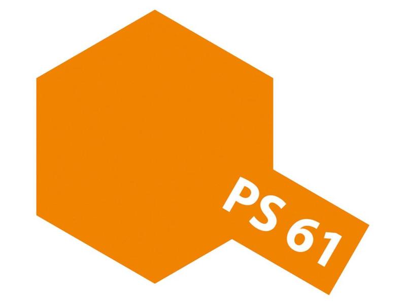 Tam86061 - Tamiya Spray Paint PS-61 Metallic Orange (For Polycarbonate Bodies) (100ml) - Image 2
