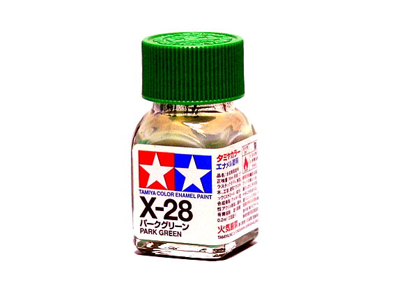 Tam80028 - Tamiya X-28 Park Green Enamel (10ml)