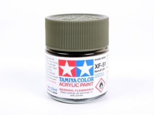 Tam81351 - Tamiya XF-51 Khaki Drab Acrylic Paint (23ml)
