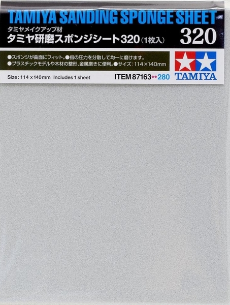 Tam87163 - Sanding Sponge Sheet #320