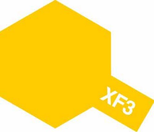 Tam81303 - Tamiya XF-3 Flat Yellow Acrylic Paint (23ml) - Image 2