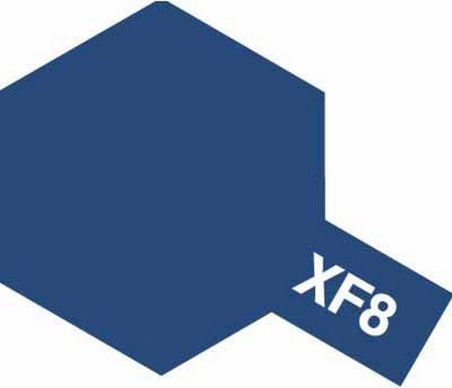 Tam81308 - Tamiya XF-8 Flat Blue Acrylic Paint (23ml) - Image 2