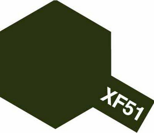 Tam81351 - Tamiya XF-51 Khaki Drab Acrylic Paint (23ml) - Image 2