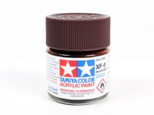Tam81309 - Tamiya XF-9 Hull Red Acrylic Paint (23ml)