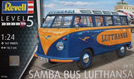 Rev07436 – 1:24 VW T1 Samba Bus Lufthansa - Image 2