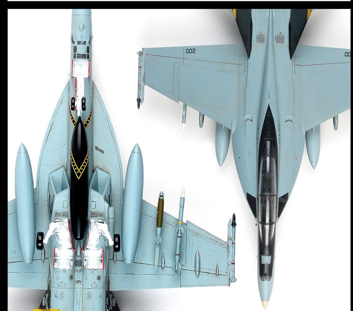 ACA12535 - 1:72 USN F/A-18F "VFA-103 Jolly Rogers" (Multi Color Parts) - Image 2