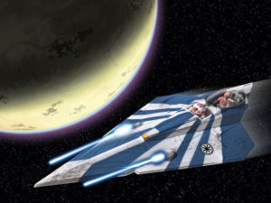 Rev06689 - 1:39 STAR WARS Plo Koon's Jedi Starfighter (Easy Kit)