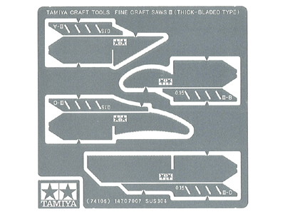 Tam74105 - Fine Craft Saws III (Thick Bladed Type 0.15mm Thick)
