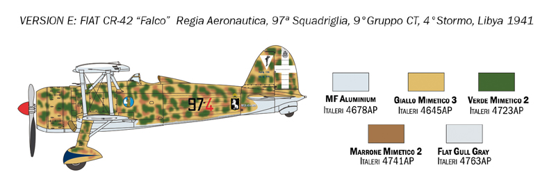 ITA1437 - 1:72 FIAT CR.42 Falco - Image 3