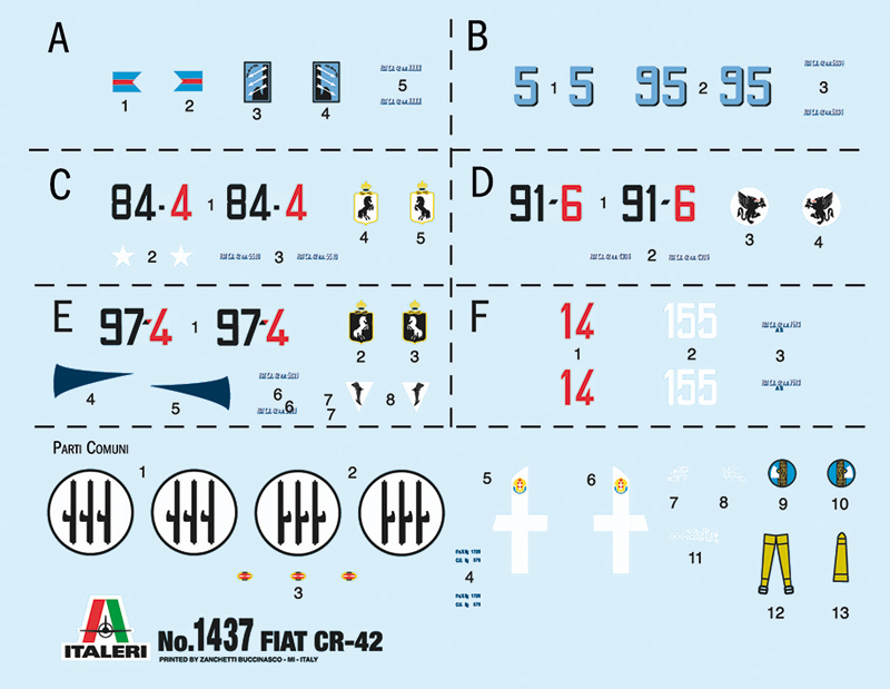 ITA1437 - 1:72 FIAT CR.42 Falco - Image 9
