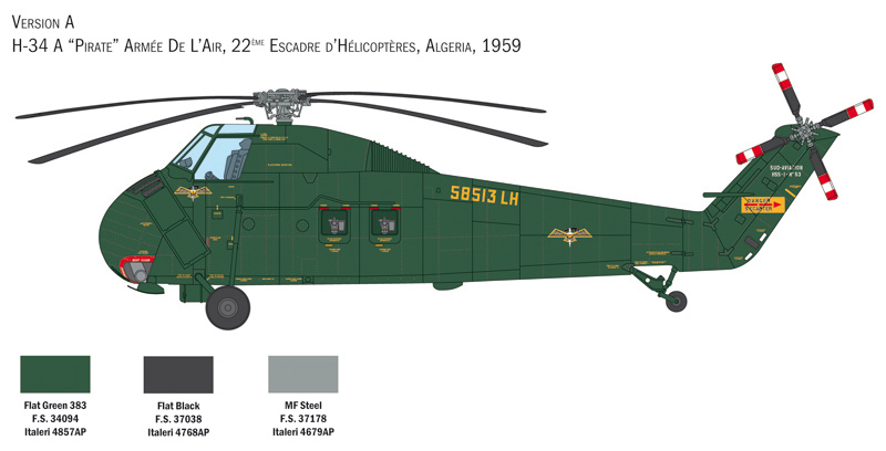 ITA2776 - 1:48 H-34A Pirate /UH-34D U.S. Marines - Image 6
