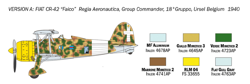 ITA1437 - 1:72 FIAT CR.42 Falco - Image 7