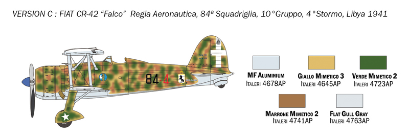 ITA1437 - 1:72 FIAT CR.42 Falco - Image 5