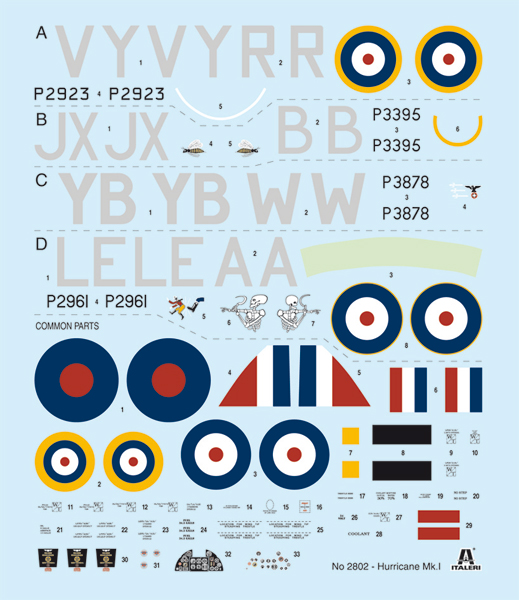 ITA2802 - 1:48 Hurricane Mk.I (Battle of Britain 80th Anniversary) - Image 7
