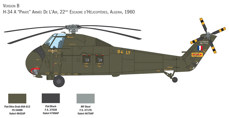 ITA2776 - 1:48 H-34A Pirate /UH-34D U.S. Marines - Image 7