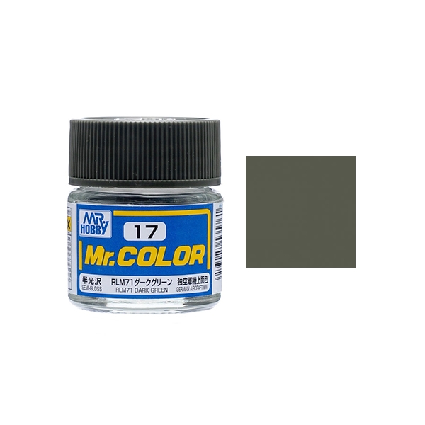 MR-C017 - Mr.Color C017 RLM71 Dark Green Semi-Gloss (10ml)