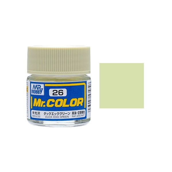 MR-C026 - Mr.Color C026 Duck Egg Green Semi-Gloss (10ml)