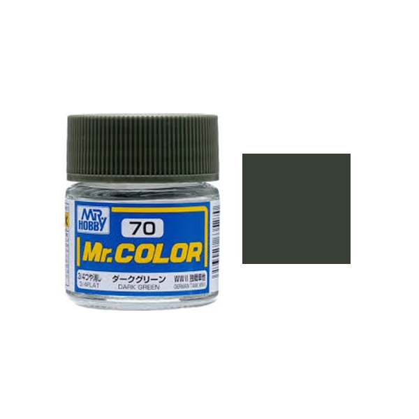 MR-C070 - Mr.Color C070 Dark Green Flat (10ml)