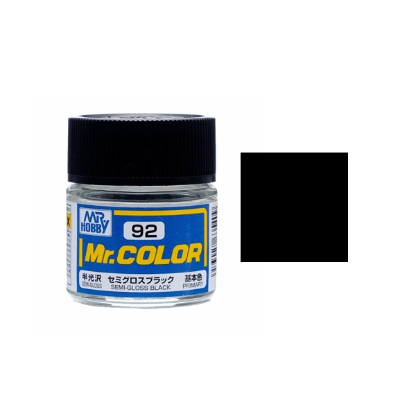 MR-C092 - Mr.Color C092 Semi Gloss Black (10ml)